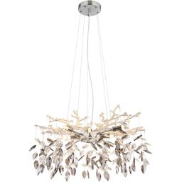 Globo Lighting Danna lampa wisząca 8x8 W chrom-przydymiona 64133-8