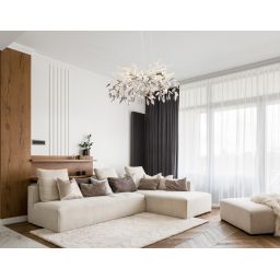 Globo Lighting Danna lampa wisząca 8x8 W chrom-przydymiona 64133-8