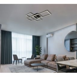 Globo Lighting Gabriel lampa podsufitowa 1x40 W czarna 67227-40NBSH