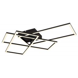 Globo Lighting Gabriel lampa podsufitowa 1x40 W czarna 67227-40NBSH