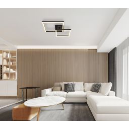 Globo Lighting Tyler lampa podsufitowa 1x20 W czarna 672842