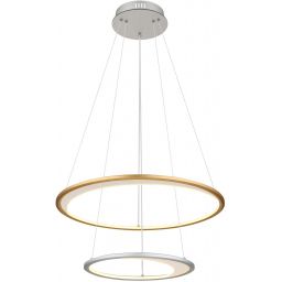Globo Lighting Umbra lampa wisząca 1x40 W biała-złota-srebrna 67333-44H
