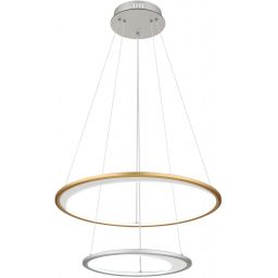 Globo Lighting Umbra lampa wisząca 1x40 W biała-złota-srebrna 67333-44H
