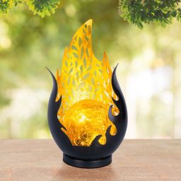 Globo Lighting Solar lampa stojąca 1x0,06 W czarny-złoty 36534