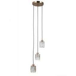 Italux Torno lampa wisząca 3x40 W złota PND-40813-3R-HBR