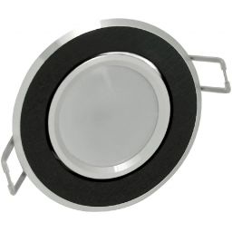 Goldlux Sun Olal lampa do zabudowy 1x3,5 W czarna 305251