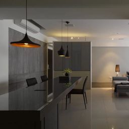 Goldlux Modern lampa wisząca 1x20 W czarna 305459