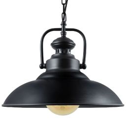 Goldlux Iceland lampa wisząca 1x20 W czarna 305473