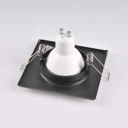 Goldlux Olin lampa do zabudowy 1x8 W czarna 305879