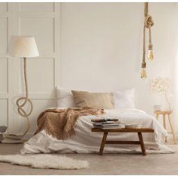 Goldlux Rope lampa wisząca 2x12 W beżowa 307613