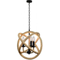 Goldlux Globo lampa wisząca 3x10 W beżowa 307903