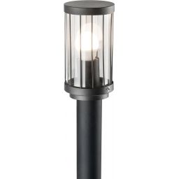Goldlux Fiord lampa stojąca zewnętrzna 1x10 W czarna 312327