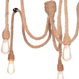 Goldlux Rope lampa wisząca 5x12 W beżowa 312921