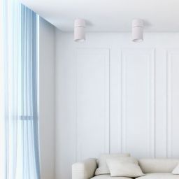 Goldlux Nixa lampa podsufitowa 1x10 W biała 314239