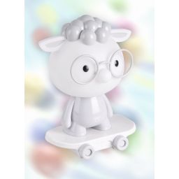 Goldlux Owca lampka nocna dziecięca 1x2,5 W biała-szara 314802