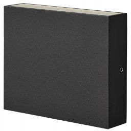 Goldlux Chicago kinkiet zewnętrzny 2x3 W czarny 315656