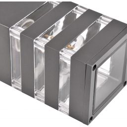 Goldlux Teksas lampa stojąca zewnętrzna 1x12 W grafitowa 316172