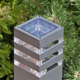 Goldlux Teksas lampa stojąca zewnętrzna 1x12 W grafitowa 316189