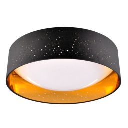 Goldlux Tuluza plafon 1x24 W czarny 323149