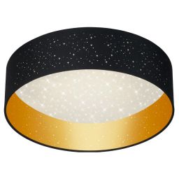 Goldlux Tuluza plafon 1x24 W czarny 323149