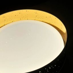 Goldlux Tuluza plafon 1x24 W czarny 323149