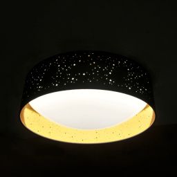 Goldlux Tuluza plafon 1x24 W czarny 323149