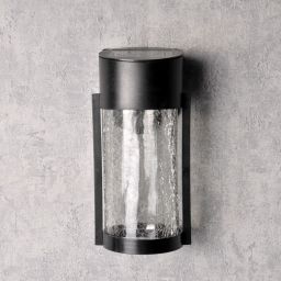 Goldlux Vetro kinkiet solarny 1x W czarny-przezroczysta 323156