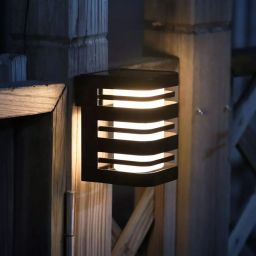 Goldlux Agide kinkiet solarny 1x W czarny 323200