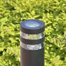 Goldlux Rino lampa stojąca zewnętrzna 1x12 W czarna 324009