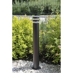 Goldlux Rino lampa stojąca zewnętrzna 1x12 W czarna 324016