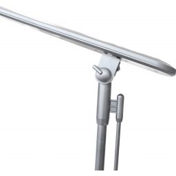 Goldlux Optimum lampa biurkowa 1x7 W srebrna 324986