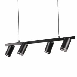 Goldlux Paris lampa wisząca 4x10 W czarna 325358