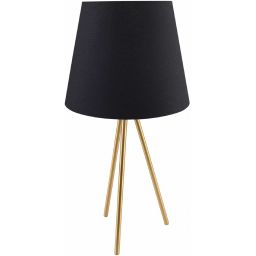 Goldlux Elena lampa stołowa 1x20 W czarna 325846