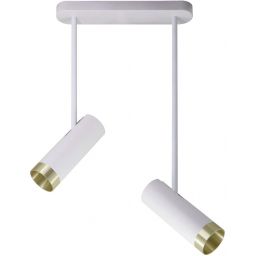 Goldlux Porto lampa podsufitowa 2x10 W biała 326058