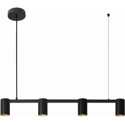 Goldlux Maribel lampa wisząca 4x12 W czarna 326171