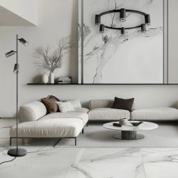 Goldlux Paris lampa stojąca 3x12 W czarna 326560