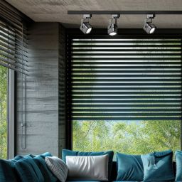 Goldlux Vienna zestaw szynoprzewód z reflektorami 3x10 W czarny 327352