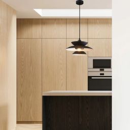 Goldlux Berit lampa wisząca 1x20 W czarna 327635