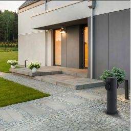 Goldlux Elektri słupek zasilający czarny 327956
