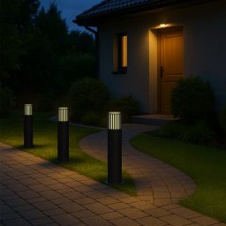 Goldlux Kuusamo lampa stojąca zewnętrzna 1x20 W grafitowa 329356