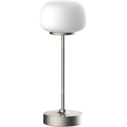 Goldlux Gwinea lampa stołowa 1x2 W biała-srebrna 329868