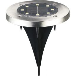 Goldlux Solly lampa  solarna gruntowa srebrna 330246