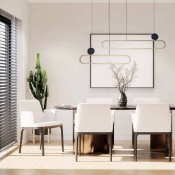 Goldlux Florentyna lampa wisząca 2x48 W złota 333902