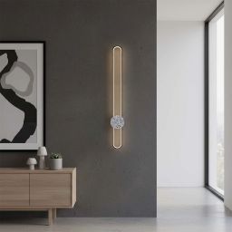 Goldlux Florentyna kinkiet 1x28 W biały/czarny 333926