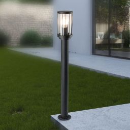 Goldlux Fiord lampa stojąca zewnętrzna 1x10 W czarna 312327