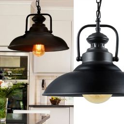 Goldlux Iceland lampa wisząca 1x20 W czarna 305473