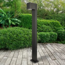 Goldlux Boston lampa stojąca zewnętrzna 1x10 W czarny mat 330987