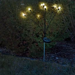 Goldlux Fiorini lampa solarna stojąca czarny 325549
