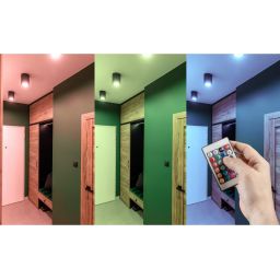 GTV żarówka LED 1x9 W 3000 K E27 LD-PC2A60RGBW-9W