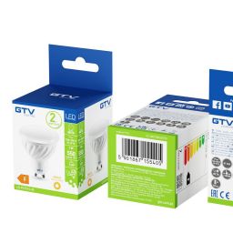 GTV żarówka LED 1x7 W 3000 K GU10 LD-PC7510-30